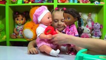 Кукла Беби Борн и Ярослава. Доктор Плюшева лечит Малыша. Видео для девочек. Doll Doc Mcstuffins