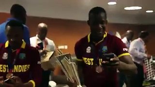 Dance of West Indies cricket Team inside the Dressing Room