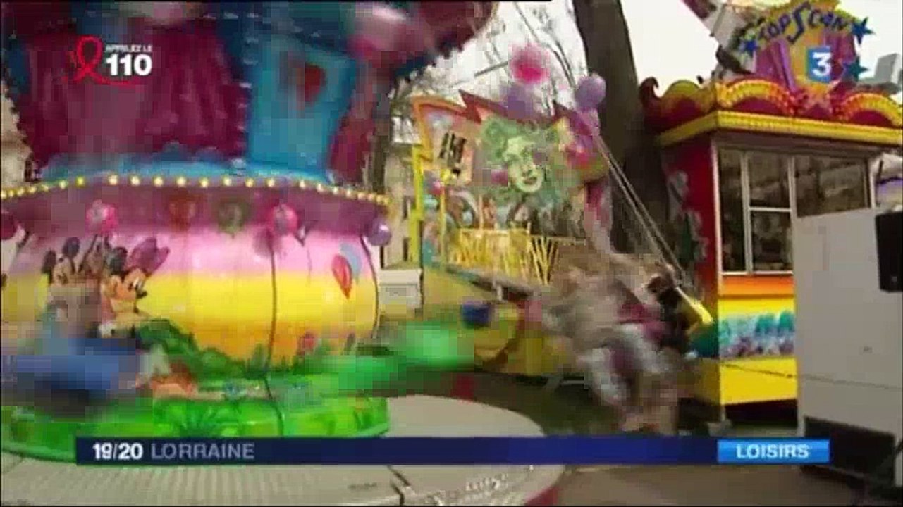 Foire Attractive de Nancy 2016 - Innauguration - 19/20 Lorraine France 3 02/0.4/2016