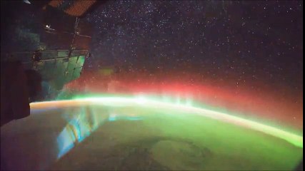 Earth in Night view from ISS