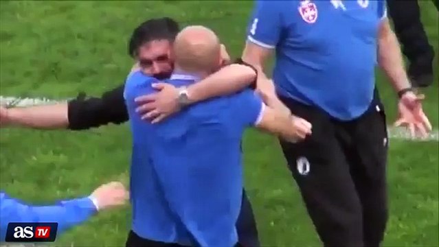 Τρελάθηκε με τη νίκη της ομάδας του ο Γκατούζο