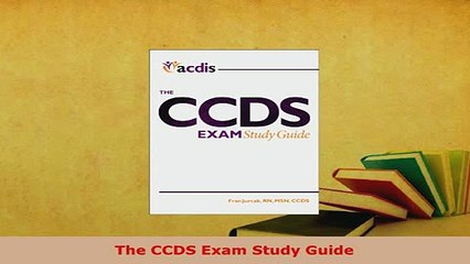 PDF  The CCDS Exam Study Guide  EBook