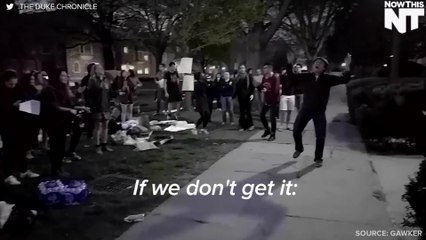 Duke University Stage A Sit-In Protesting "Racially Abusive" Administrators