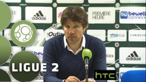 Conférence de presse Red Star  FC - Paris FC (2-4) : Rui ALMEIDA (RED) - Jean-Luc VASSEUR (PFC) - 2015/2016