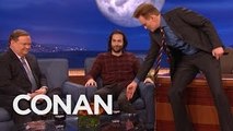 Conan Commands Chris DElia To Close His Legs - CONAN on TBS