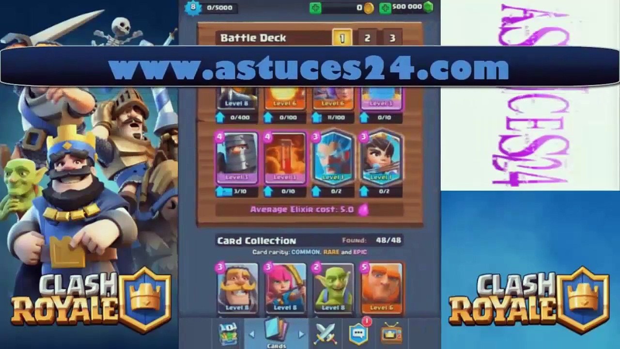 COMMENT TRICHER SUR CLASH ROYALE GRATUIT