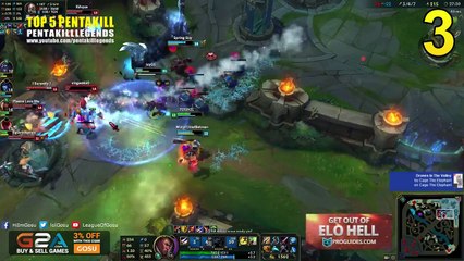 LOL-League of Legends - Top 5 Pentakill of the Week