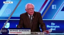 Bernie Sanders Receives Standing Ovation for Closing Remarks at Miami Debate