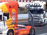 desfile de camiones decorados del gran premio de camiones de montmelo 2009