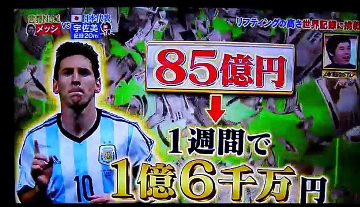 メッシがリフティングハイで世界新記録達成！