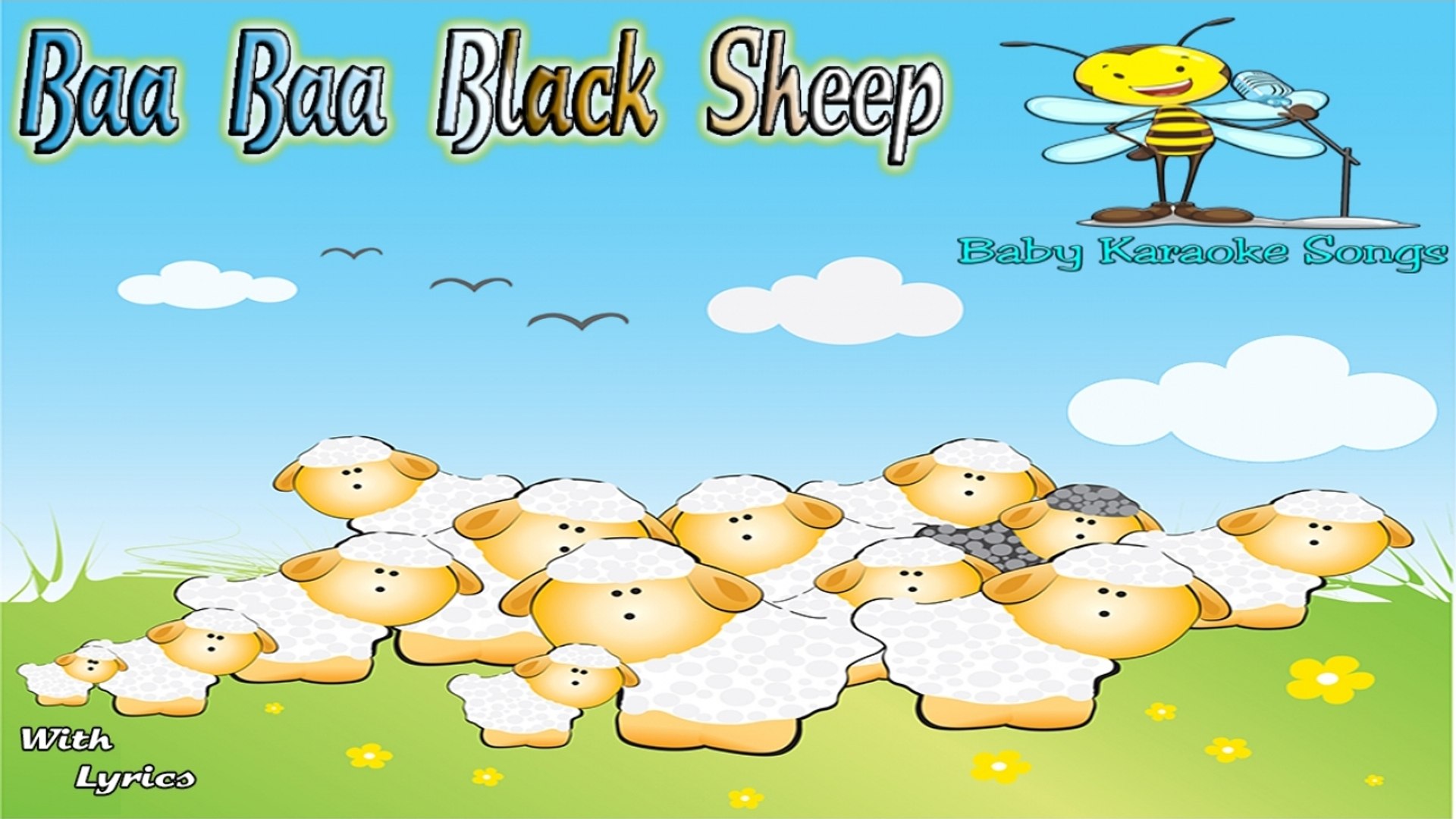 Kids Karaoke Baa Baa Black Sheep Baby Karaoke Songs Video