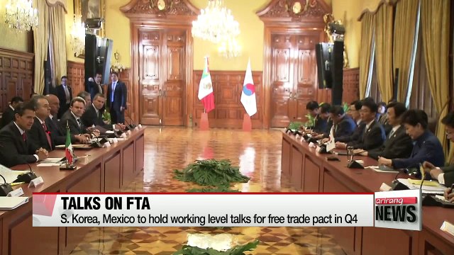 Leaders of Korea and Mexico agree to upgrade economic cooperation