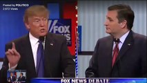 Trump and Megyn Kelly Share Awkward Moment at Fox Debate March 3, 2016