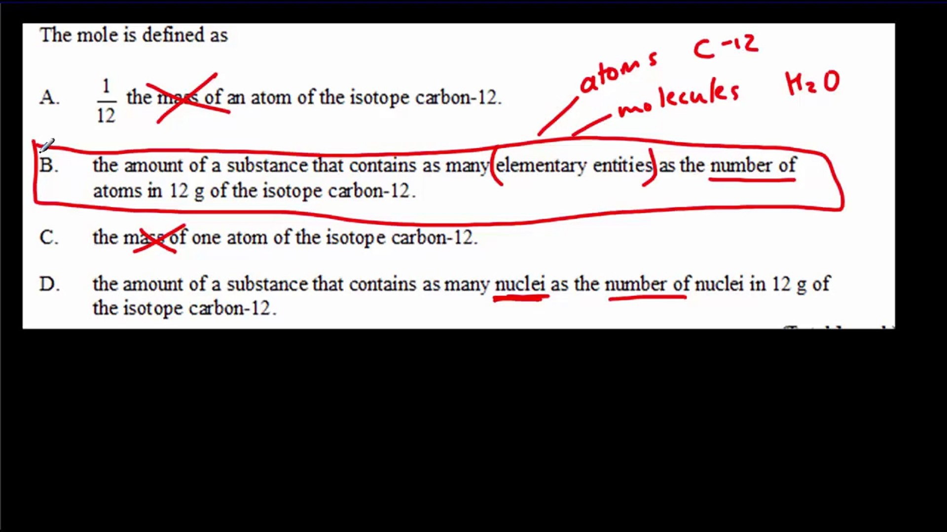 IB Physics: The Mole