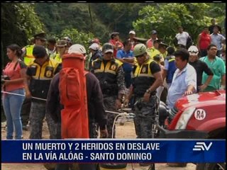 Accidente Vía Áloag Santo Domingo