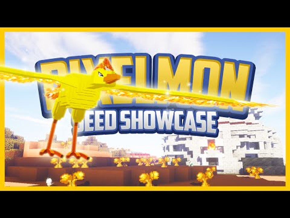 Minecraft Pixelmon Seed Showcase! "MOLTRES SHRINE!!"