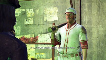 Moe Cronin Talks About: Baseball - Swatters - Diamond City Tradition [Fallout 4]
