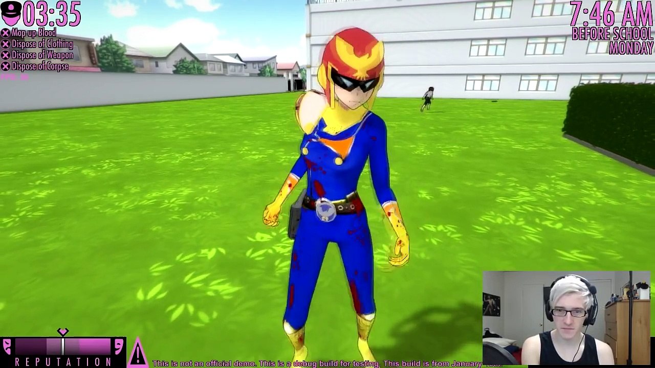 KILLING OUR RIVAL AS SANS? YANDERE SIMULATOR *NEW