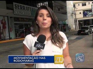 24-12-2014 - MOVIMENTAÇÃO NAS RODOVIÁRIAS - ZOOM TV JORNAL