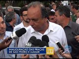 24-12-2014 - INAUGURAÇÃO PRAÇAS SÃO PEDRO E LUMIAR - ZOOM TV JORNAL