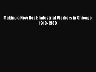 Read Making a New Deal: Industrial Workers in Chicago 1919-1939 Ebook Free