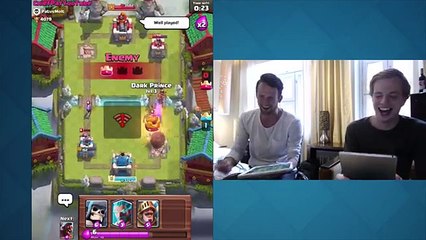 GIRLS VS GUYS CHALLENGE -- Clash Royale -- MOLT VS PAT