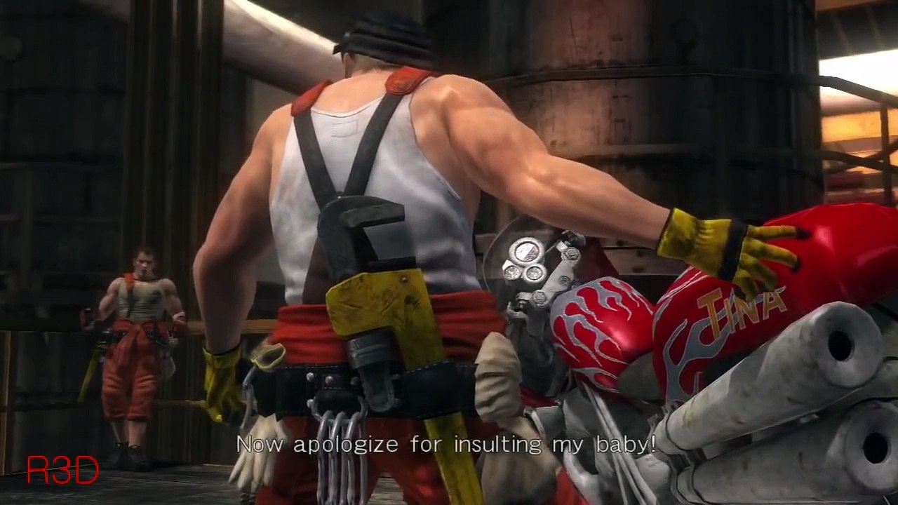 Dead or Alive 5 Story Mode Battles Walkthrough  Part 2 - Everyday Issues {Rig Vs. Bass}