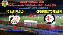 8° Camp. Amatoriale: 18° gior. FC San Paolo - Oplontis Torre Annunziata
