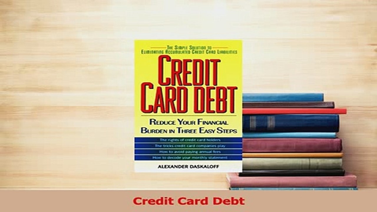 Read  Credit Card Debt Ebook Free