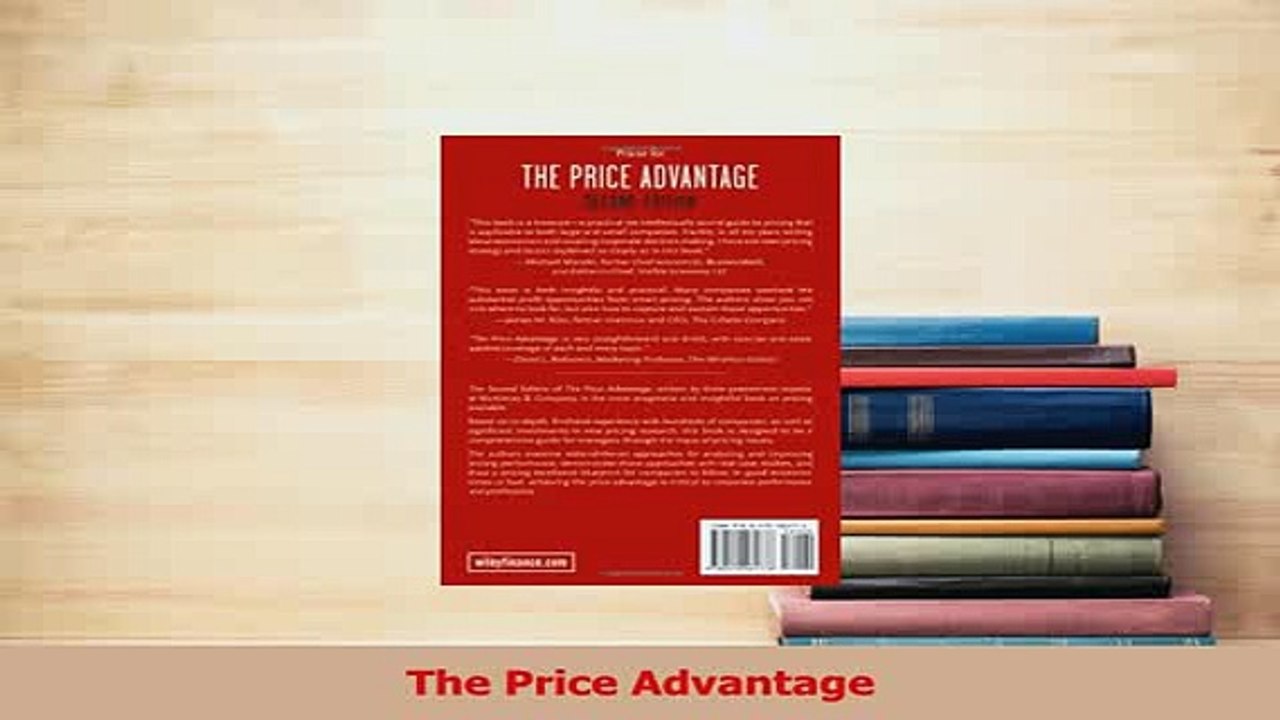 Read  The Price Advantage Ebook Free