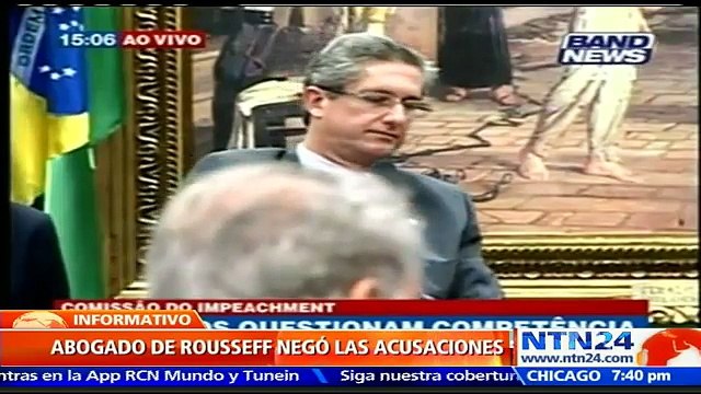 Abogado del Gobierno brasileño niega legitimidad de impeachment contra Dilma Rousseff