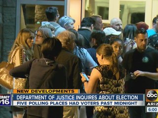 DOJ stepping in asking about AZ voting nightmare