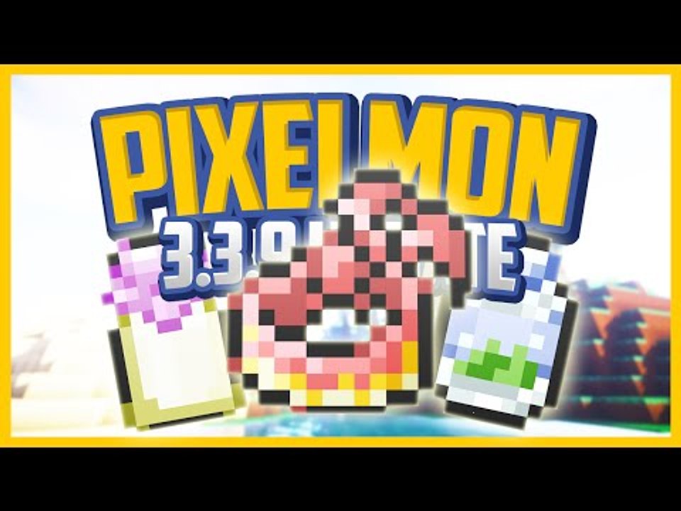Minecraft Pixelmon 3.3.9 Update Showcase! NEW ITEMS & ABILITIES