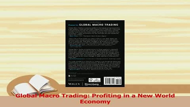 Download Global Macro Trading Profiting in a New World Economy PDF Online