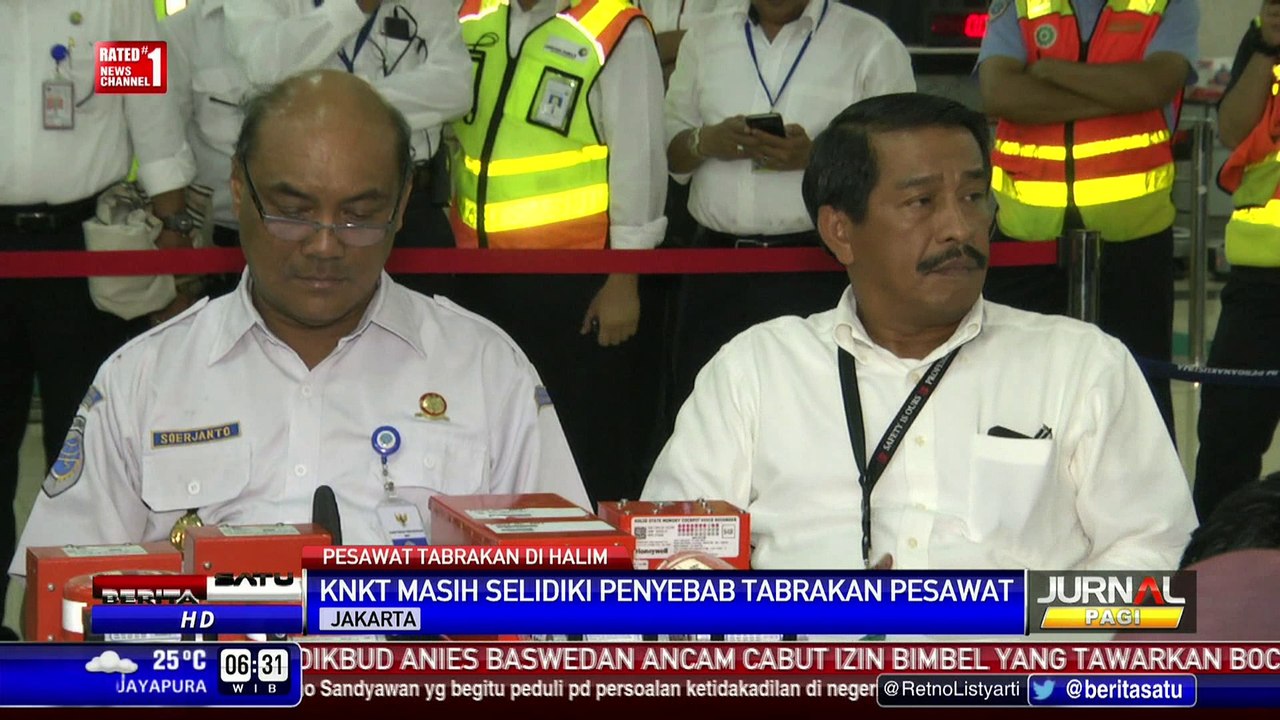 Selidiki Tabrakan Pesawat di Halim, KNKT Bongkar Blackbox