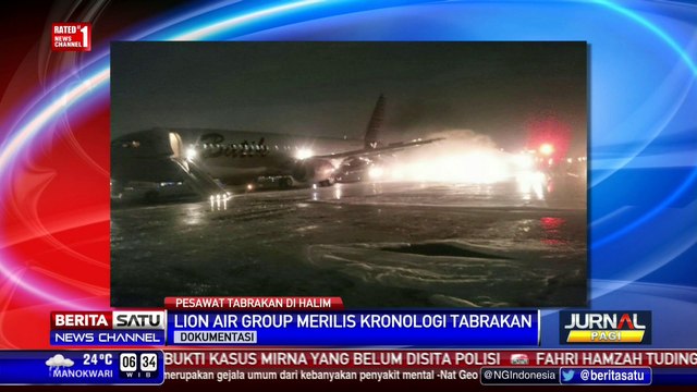 Lion Air Group Rilis Kronologi Tabrakan Pesawat di Halim