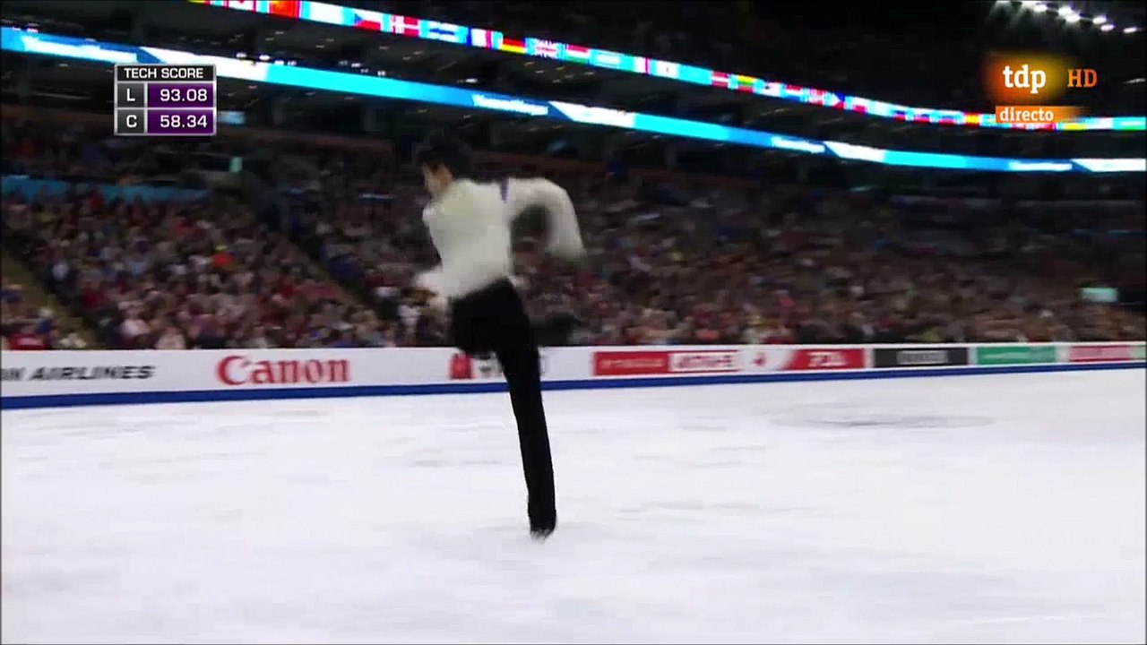 Yuzuru Hanyu (JPN). FP. Boston 2016.