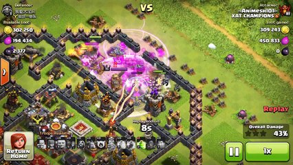 ♦ TH9 WIN EVERY RAID WITHOUT QUEEN ♦ LVL 30 KING GAMEPLAY ♦