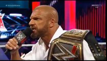 Roman Reigns incites a brawl with Triple H- WWE RAW 03_28_16- 28_03_16- 28th March 2016