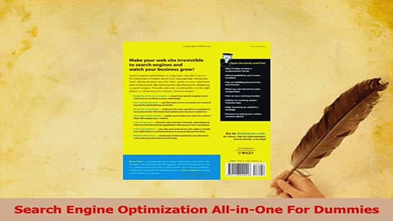 Read  Search Engine Optimization AllinOne For Dummies Ebook Online