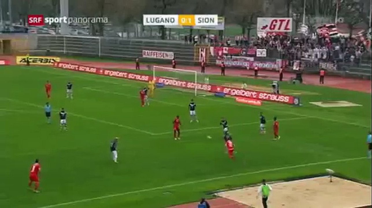 FC Lugano 0:2 FC Sion Runde 26 2015/16