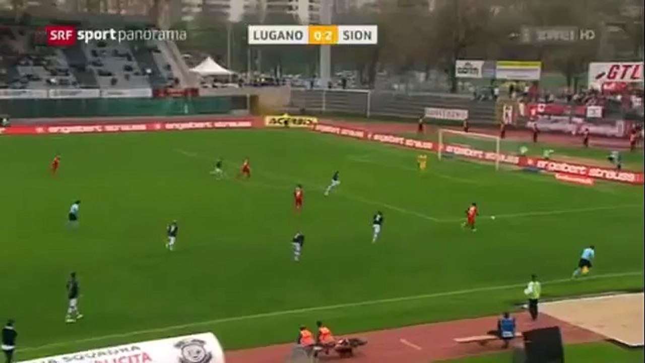 FC Lugano 0:3 FC Sion Runde 26 2015/16