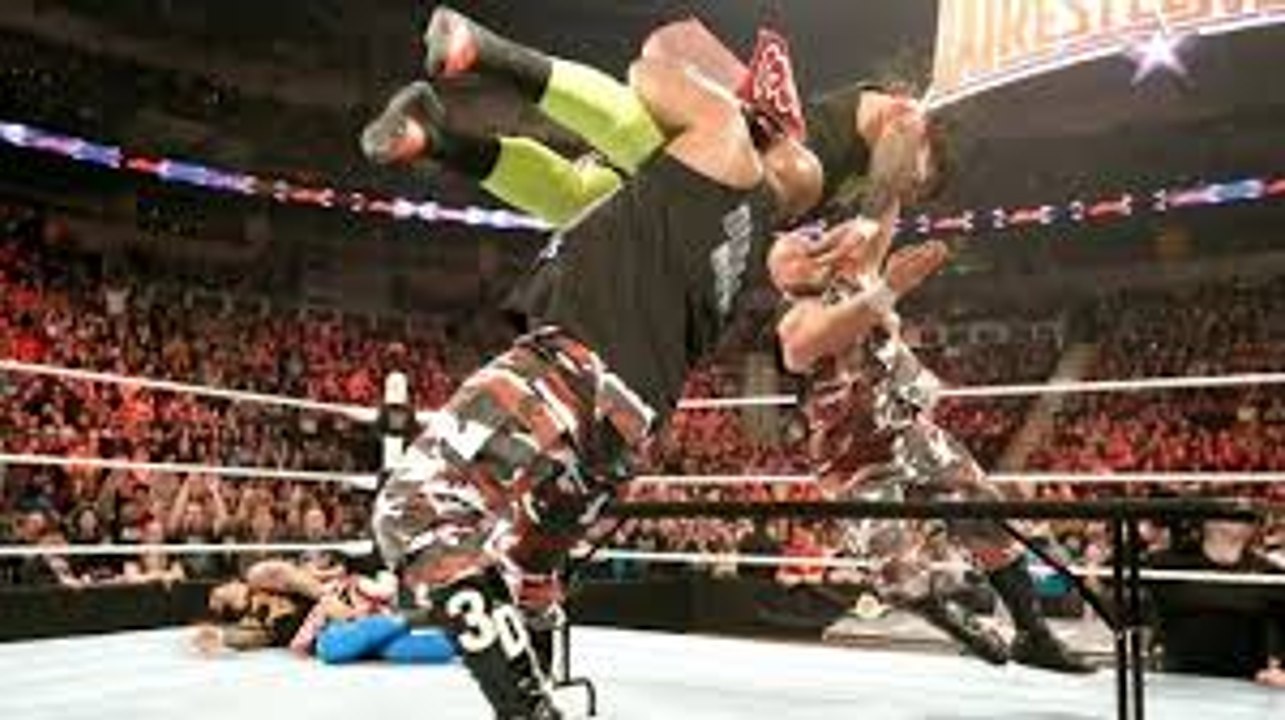 The Usos vs. The Dudley Boyz - Tables Match- Raw, April 4, 2016