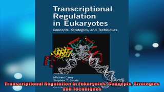FREE DOWNLOAD   Transcriptional Regulation in Eukaryotes Concepts Strategies and Techniques  PDF FULL
