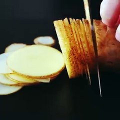 Potato Pizza with Prosciutto