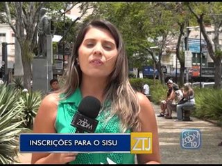 05-01-2015 -  INSCRIÇOES SISU - ZOOM TV JORNAL