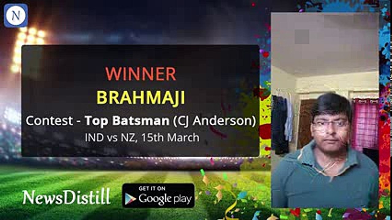 NewsDistill World T20 winner Sangita Brahmaji shares the video of his win
