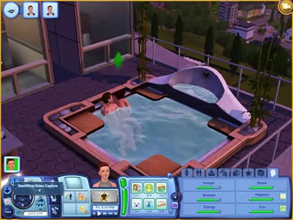 Sims 3 Late Night: What really happens during a hot tub "WooHoo"