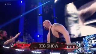 Big Show vs. Kevin Owens Raw, February 29, 2016