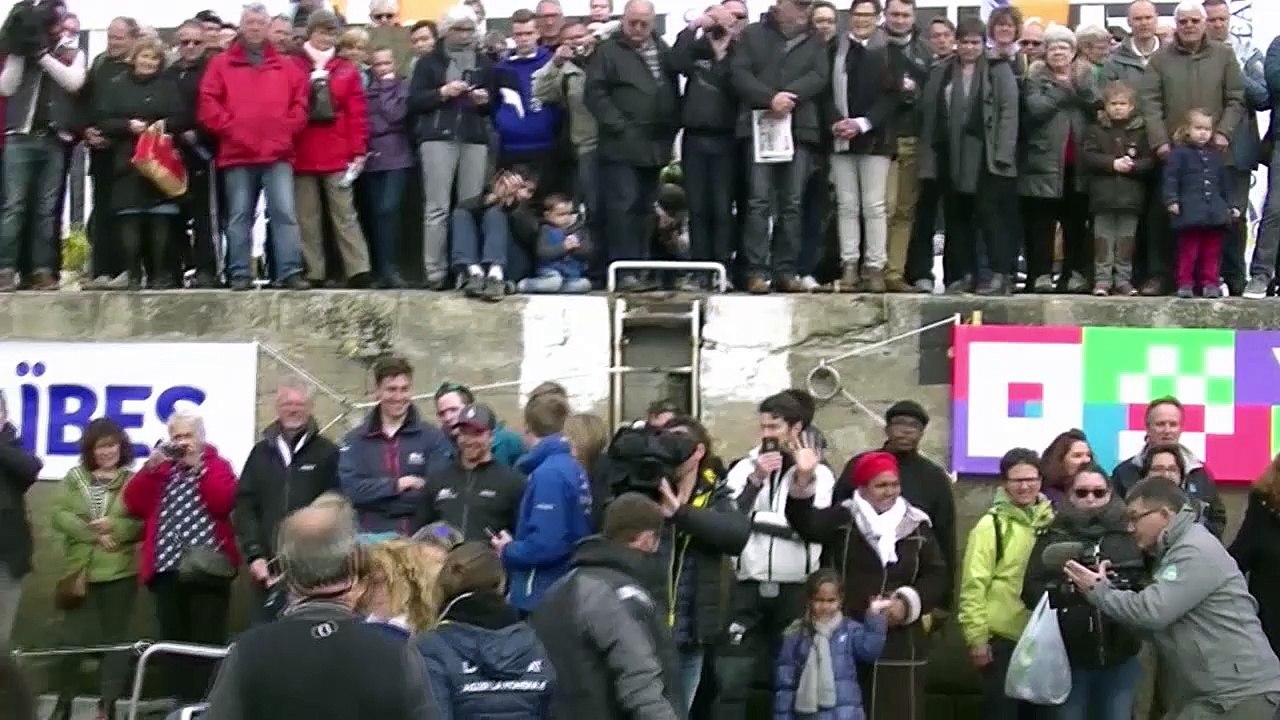 Arthur Prat et Nicolas Thomas à bord du Bénéteau Figaro II Les Saintes